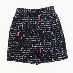 Vintage 90s Liz Claiborne Novelty Golf Skort Sz 6